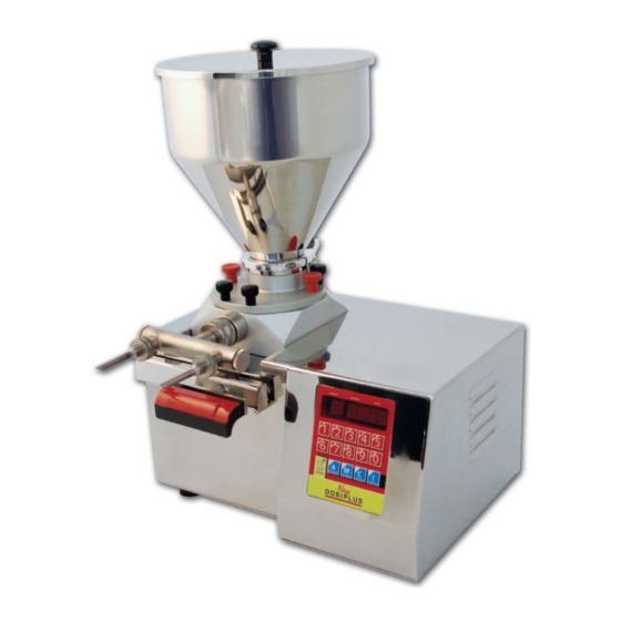 PAVONI ITALIA New Dosiplus Food Equipment Manuals