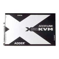 ADDER X-PDM4 Installation & Use Manual