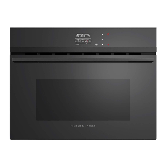 Fisher & Paykel OM60NDB1 Starting Manual