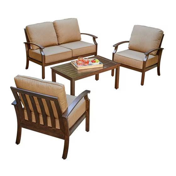 User Manuals: Royal garden LAKCST401 Conversation Set
