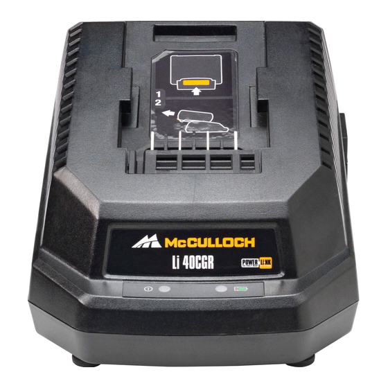 McCulloch Li 40CGR Operator's Manual