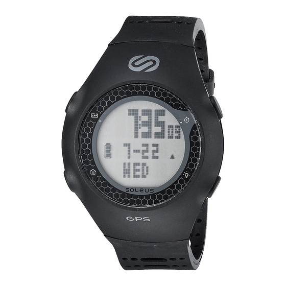 Soleus gps watch instructions online