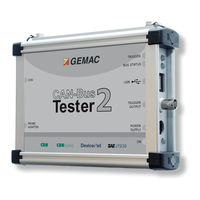 gemac CAN-Bus Tester 2 User Manual