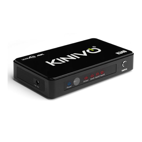 Kinivo K340 User Manual