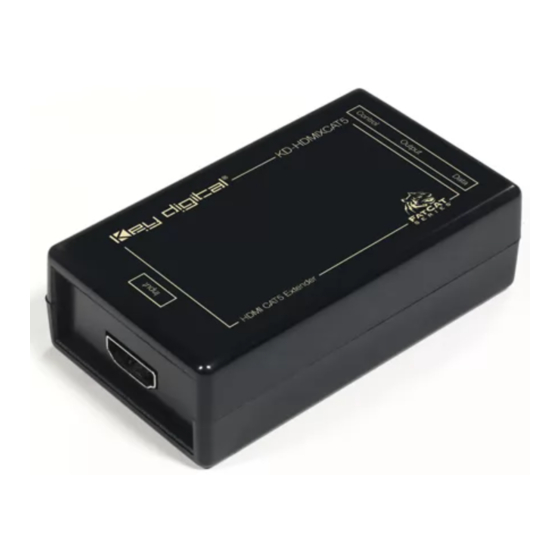 Key Digital KD-HDMIXCAT5 Operating Manual