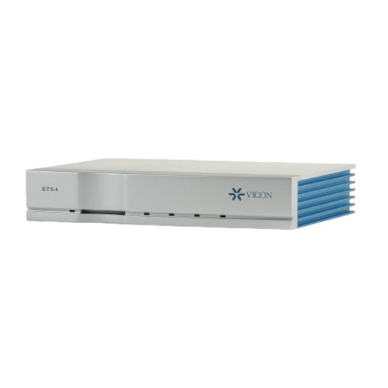 Vicon KTX-4V2 Installation And Operation Manual