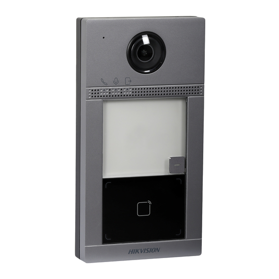 User Manuals: HIKVISION DS-KV8113-WME1 Door Station