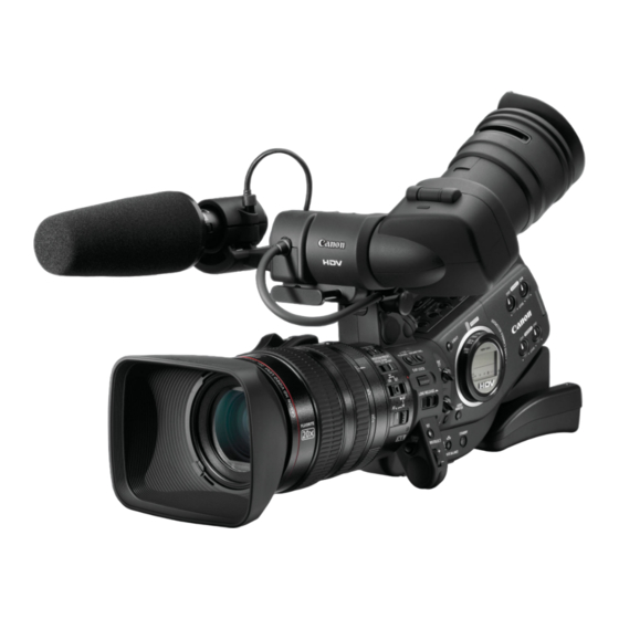 Canon XL-H1 - 3CCD High Definition Camcorder Brochure