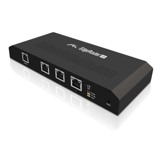 Ubiquiti EdgeRouter Lite ERLite-3 User Manual