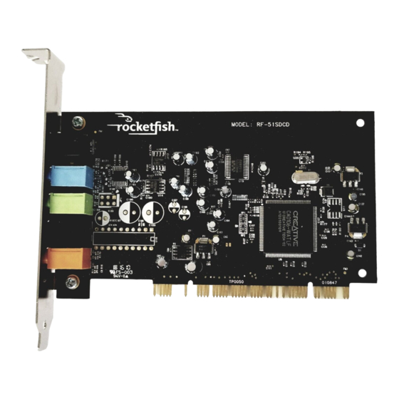 RocketFish RF-51SDCD User Manual