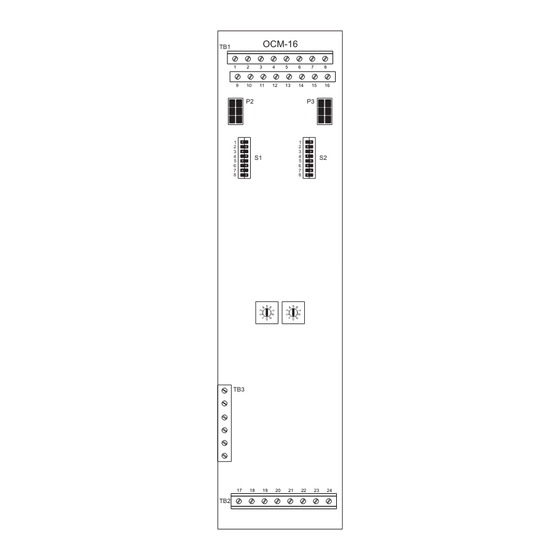 Siemens OCM-16 Installation Instructions