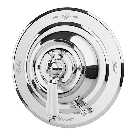 Symmons Carrington Trim Series Installation & Operation Instructions