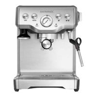 Gastroback Design Espresso Advanced Plus Operating Instructions Manual