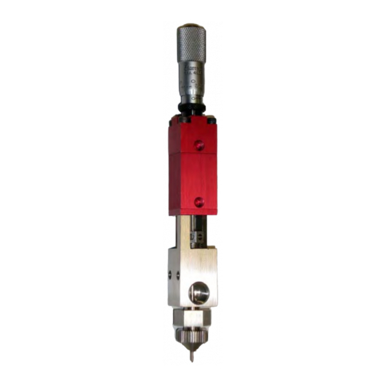 User Manuals: PVA FCM100 Micro Dispense Valve