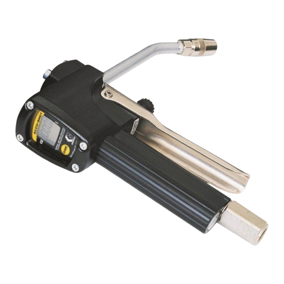 Graco Accu-Shot 233807 Instructions And Parts