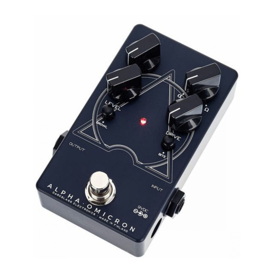 Darkglass Electronics ALPHA-OMICRON User Manual