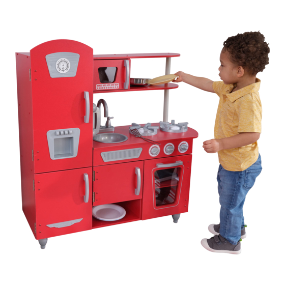 KidKraft Lucy's Red Kitchen Assembly Instructions Manual