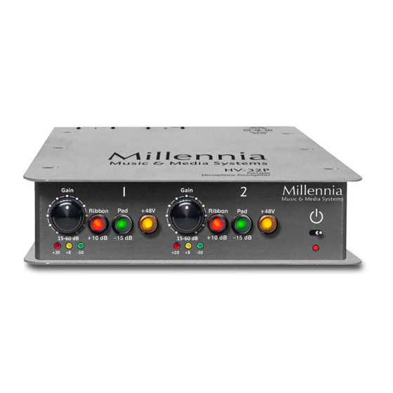 Millenia Media HV-32P User Manual