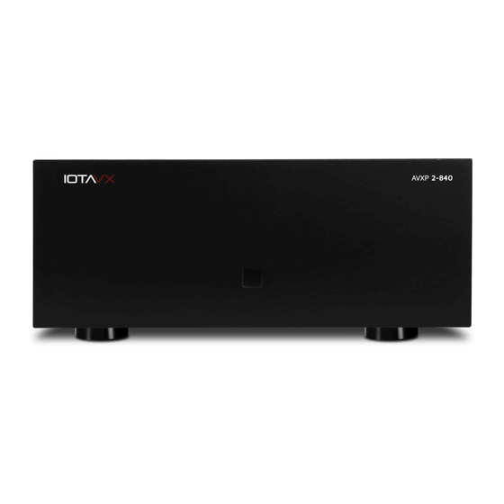 IOTAVX AVXP 2-840 User Manual