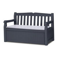 Keter EDEN STORAGE BENCH User Manual