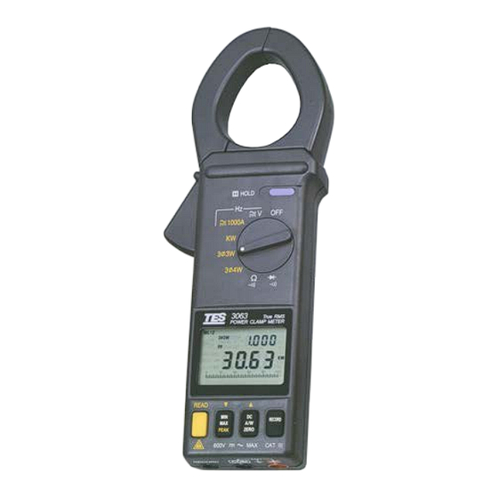 MRC TES - 3060 Instruction Manual