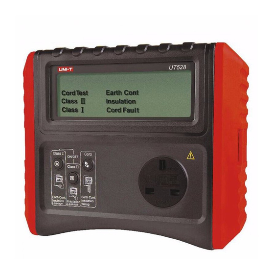 UNI-T UT528 Operating Manual