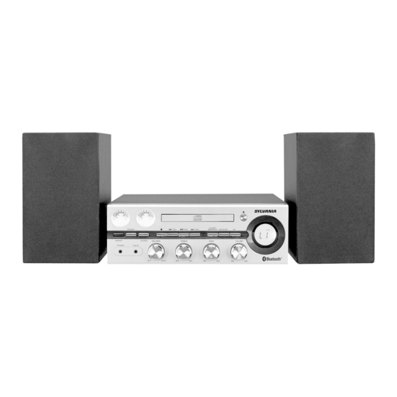 Sylvania SRCD1081BT Instruction Manual