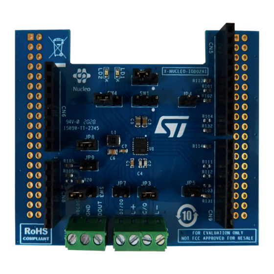ST X-NUCLEO-IOD02A1 User Manual