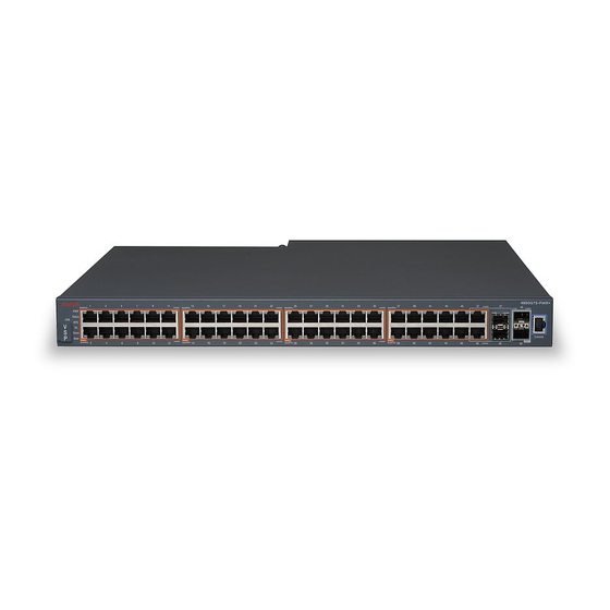 Extreme Networks ExtremeSwitching Virtual Services Platform 4850GTS Series Manuals