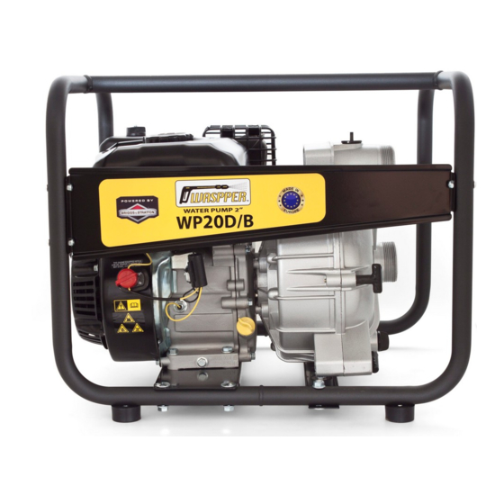 User Manuals: Waspper WP20D/B Heavy-Duty Water Pump