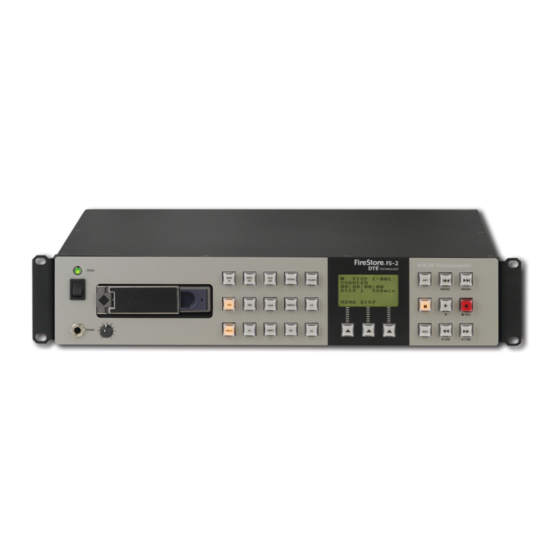 Focus Firestore FS-2E Specifications