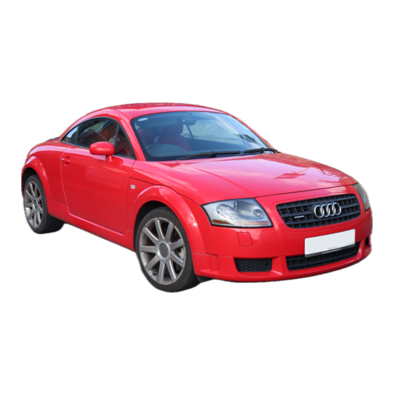 Audi TT Coupé Quick Reference Manual