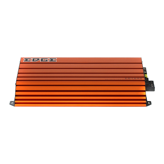 Edge Street Series ED7600-E2 User Manual