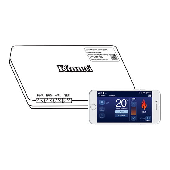 Rinnai N-BW2 Installation Manual