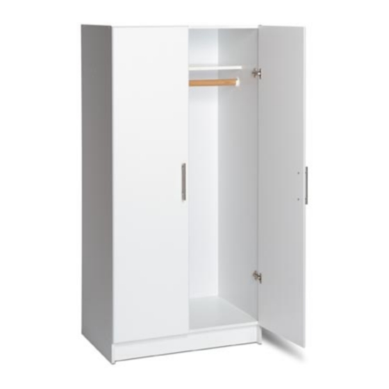 Prepac Elite Storage WEW-3264 Assembly Instructions Manual