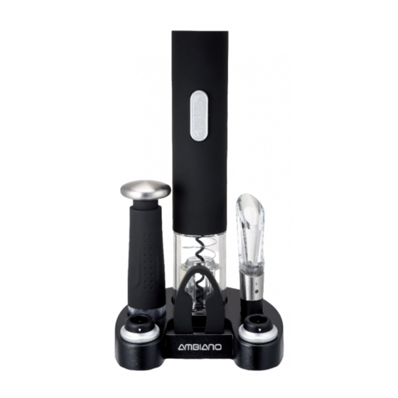 User Manuals: Ambiano MD 10142 Blender