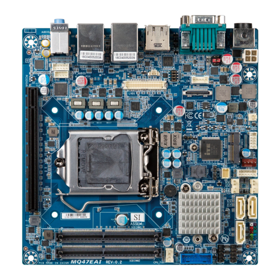 GIGAIPC mITX-Q47EA User Manual