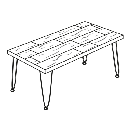 DURASTEEL Simple Work Table Assembly Instructions Manual