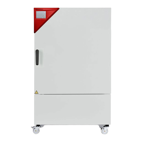 Binder 9020-0338 Operating Manual
