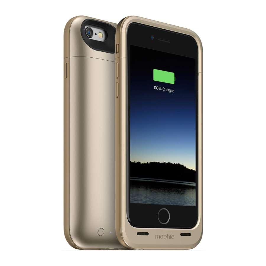 Mophie juice pack for iPhone 6 Plus Manual
