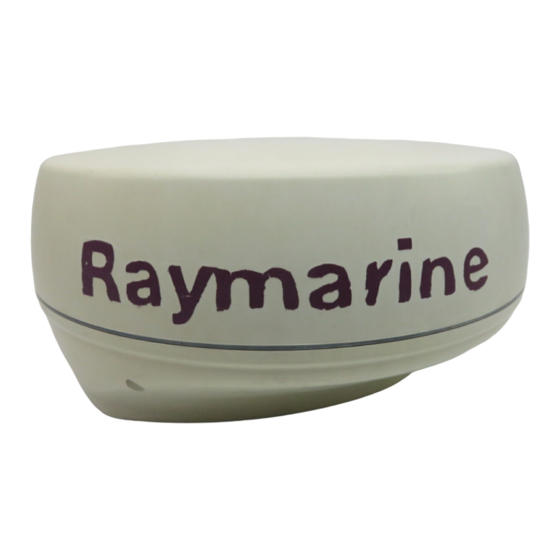 Raymarine Radar Scanner Manuals