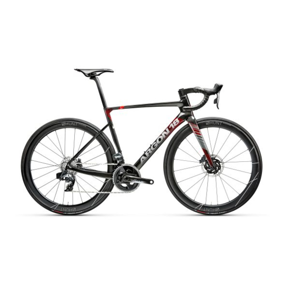 Argon 18 Triathlon Operation Manual