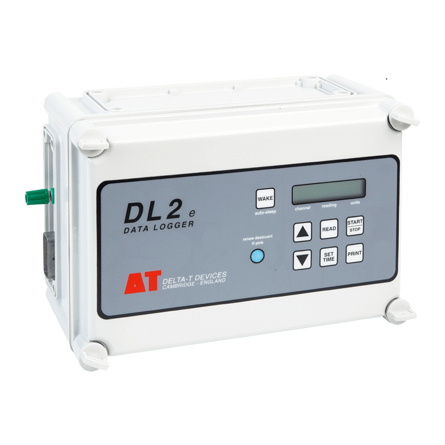 Delta-T Devices DL2e Quick Start Manual