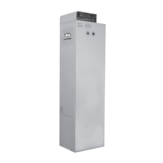 Dux 135SN Water Heater Boilers Manuals