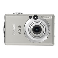 Canon PowerShot SD600 Digital ELPH Camera Advance User Manual