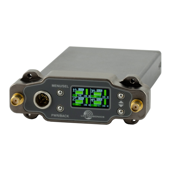 Lectrosonics DSR4 Instruction Manual