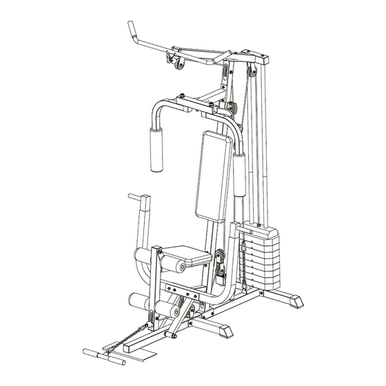 HOMCOM HOME GYM Assembly Instruction Manual