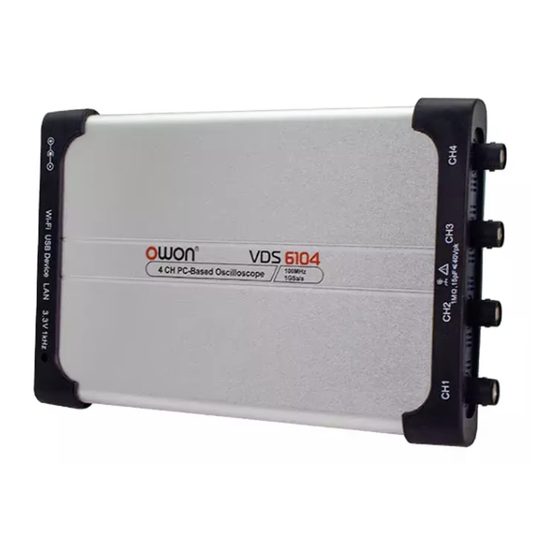 Owon VDS6104P Manuals