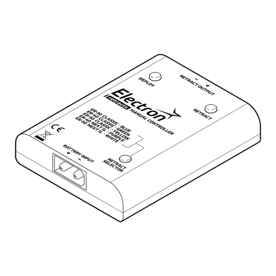 Electron retracts ER-40 NEXT GENERATION User Manual And Installation Instructions