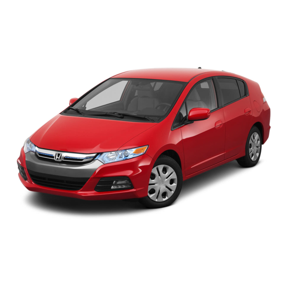 Honda Insight Owner's Manual